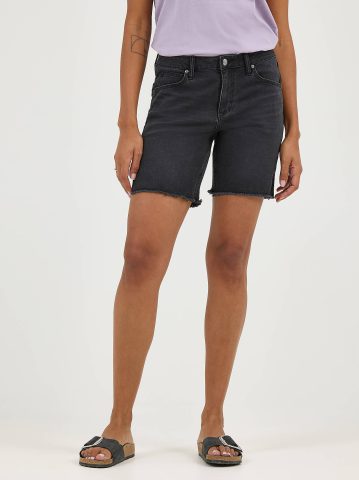 Women's Legendary Frayed Hem Side Slit Short — alternate view