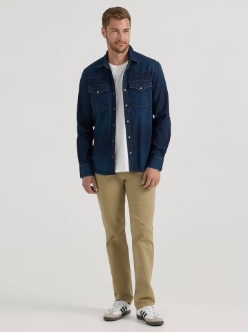 Men's Extreme Motion Regular Straight Twill Jean