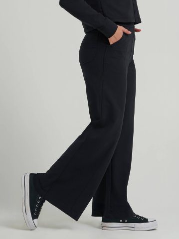 Women's Wide Leg Pull On Knit Pant