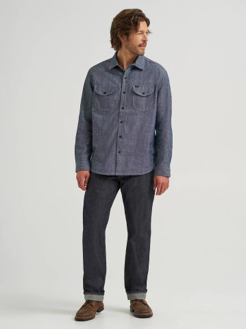 Men's Lee 101 70s Denim Overshirt — alternate view