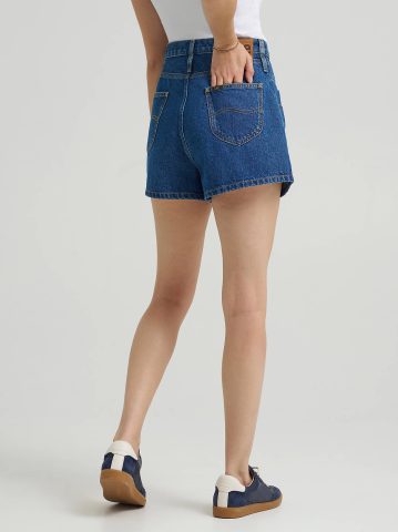 Women's 100% Cotton High Rise Flirty Denim Short