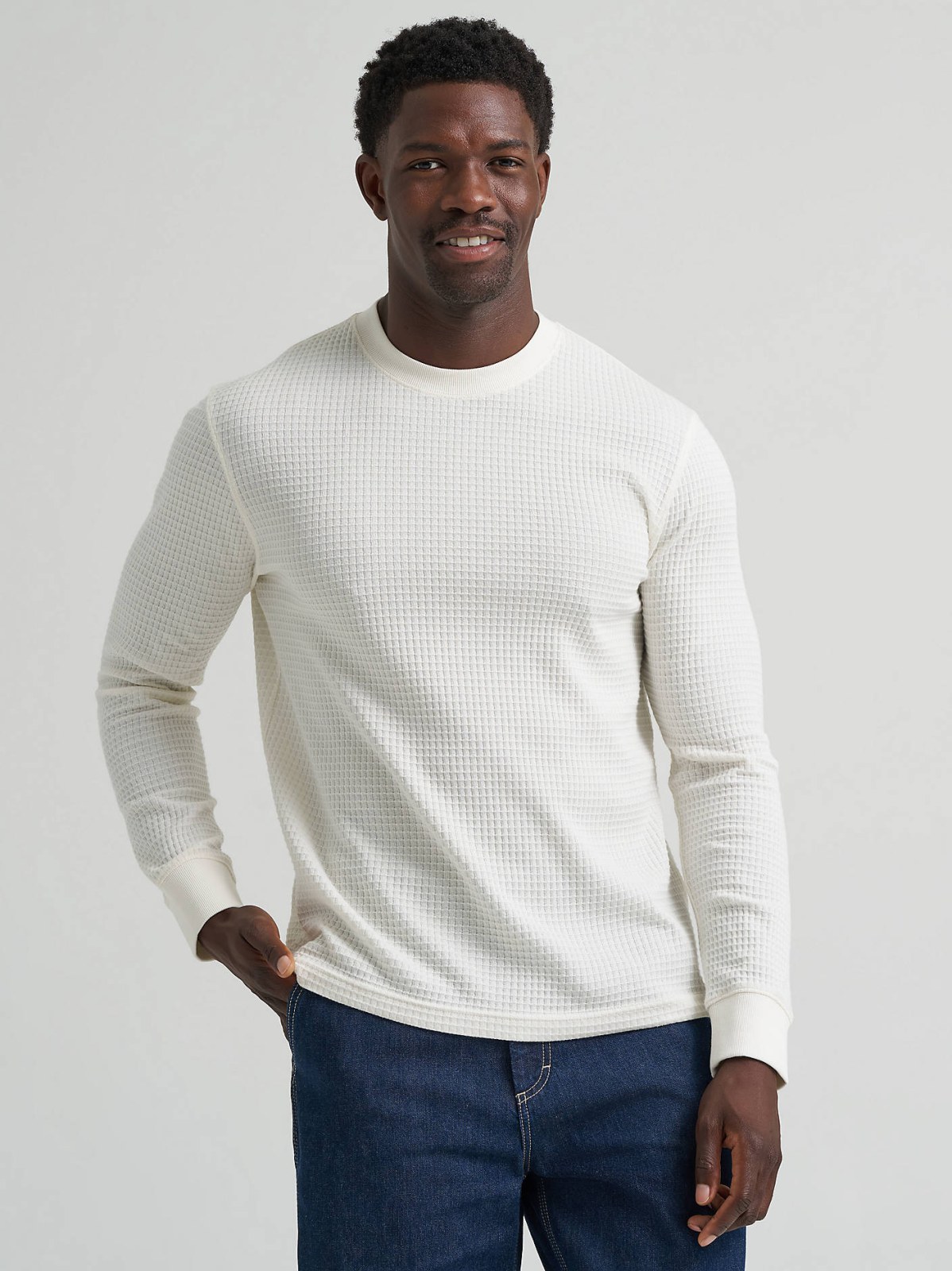 Men's Long Sleeve Waffle Thermal - view 2