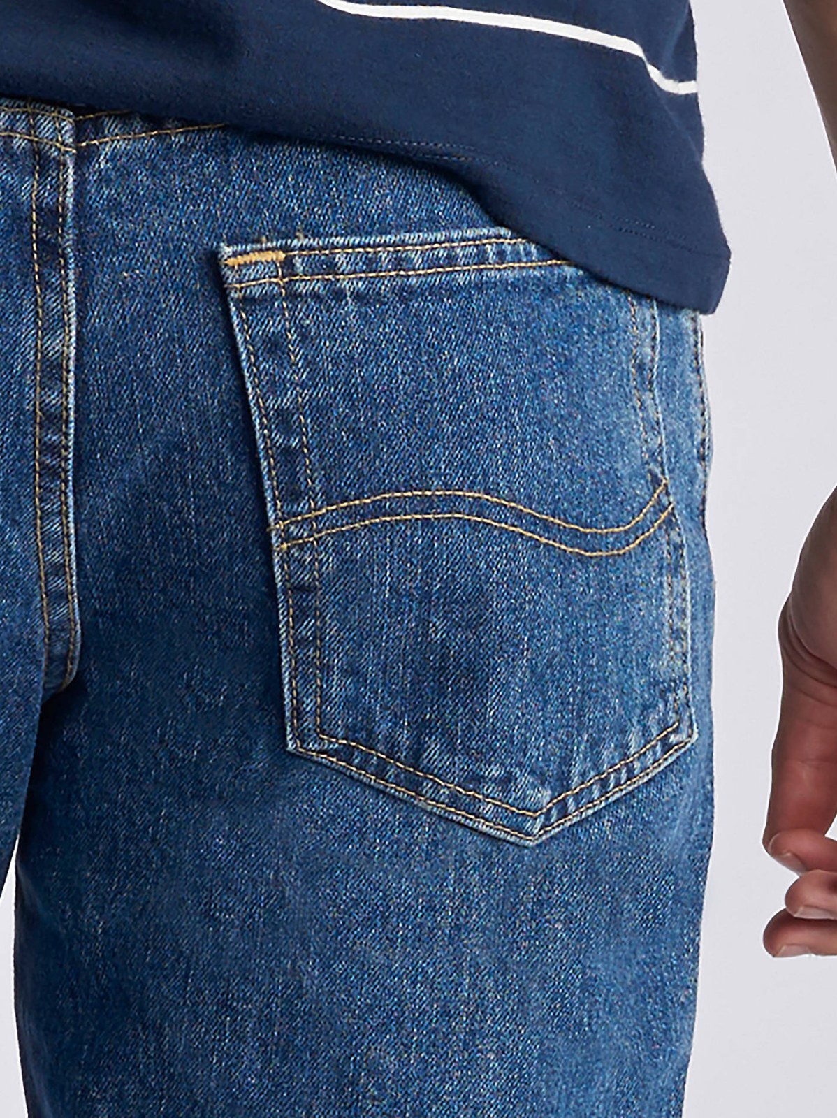 Men's 100% Cotton Regular Fit Straight Leg Heavyweight Jean - view 4
