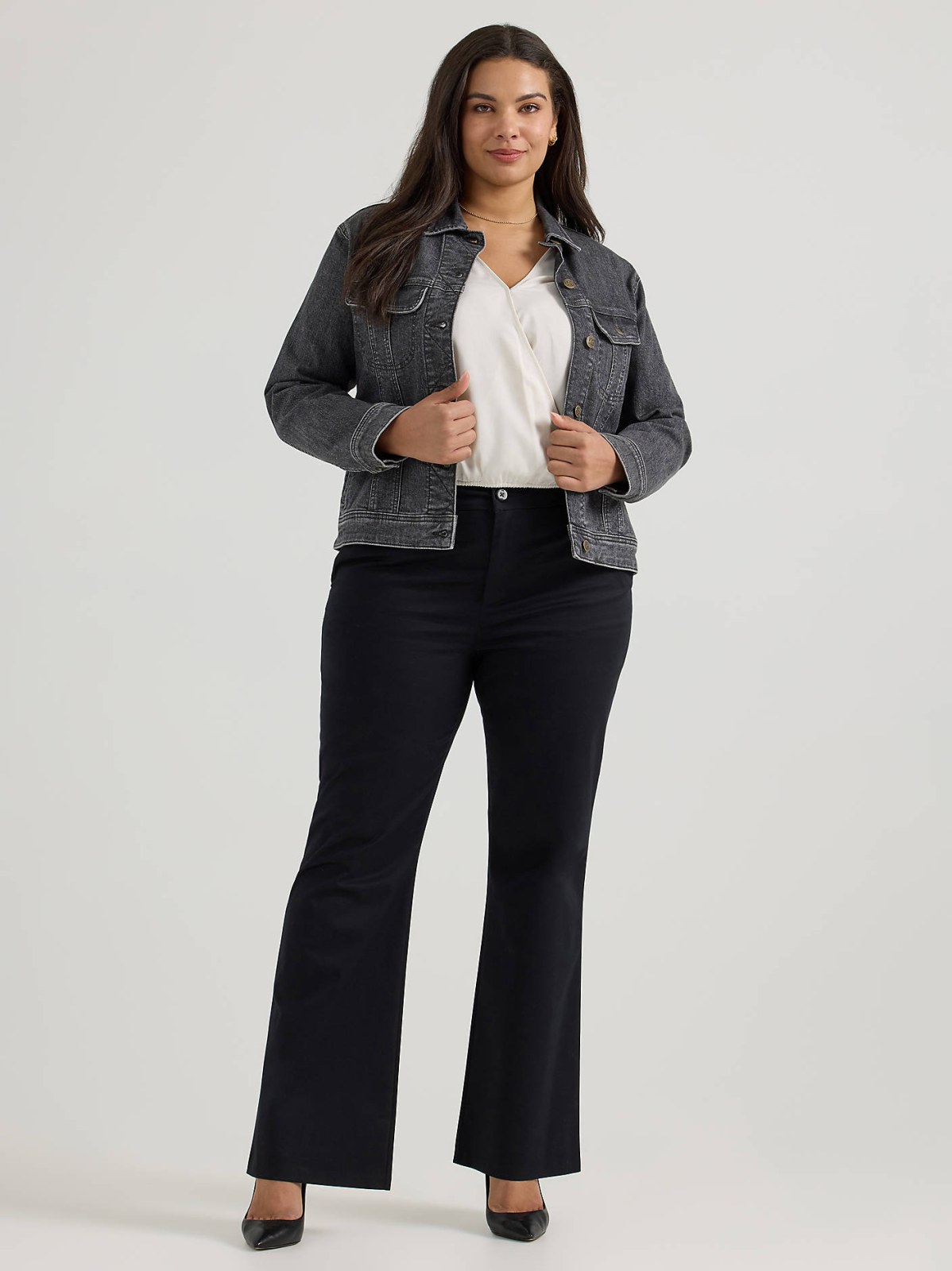 Women's Wrinkle Free Trouser Pant (Plus) - view 2