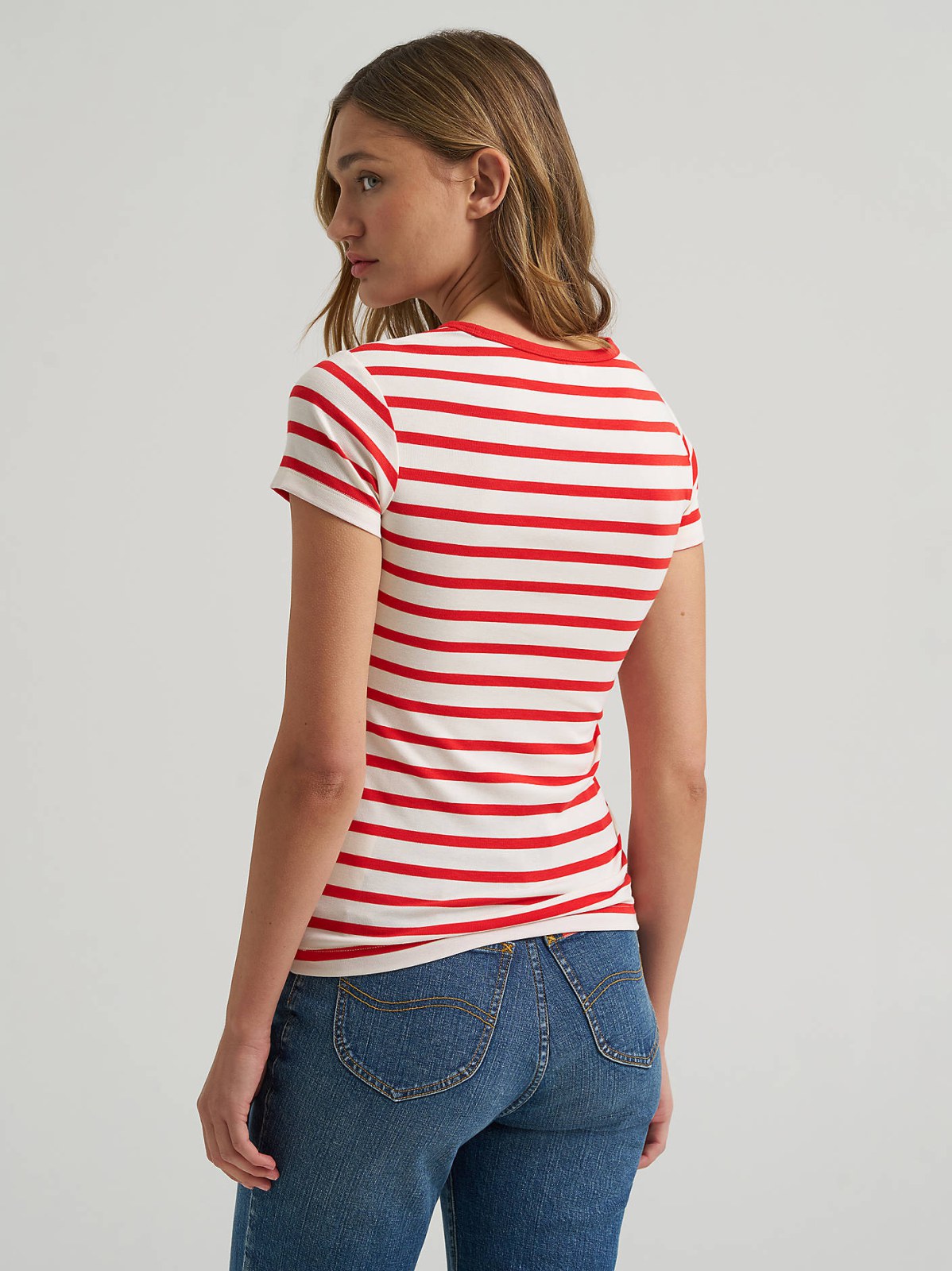Women's Lee® x Marilyn Monroe Striped Baby Tee - view 3