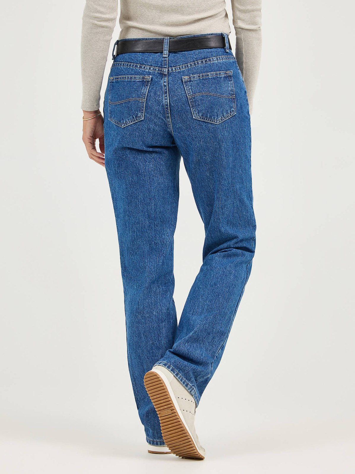 Women’s 100% Cotton Relaxed Fit Straight Leg Jean - view 3