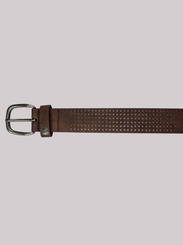 Women's Perforated Leather Belt