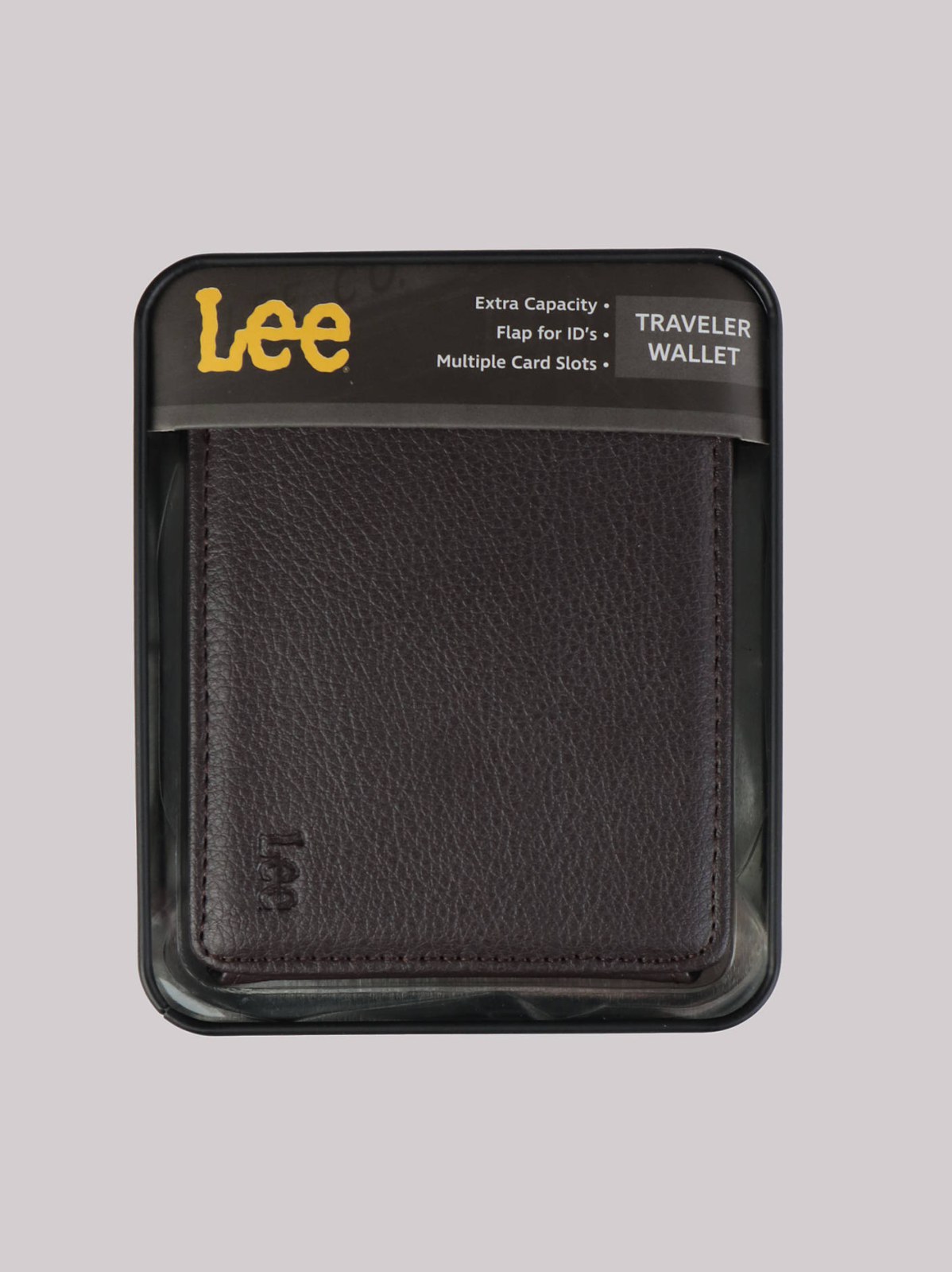 Men's Embossed Logo Traveler Wallet - view 3