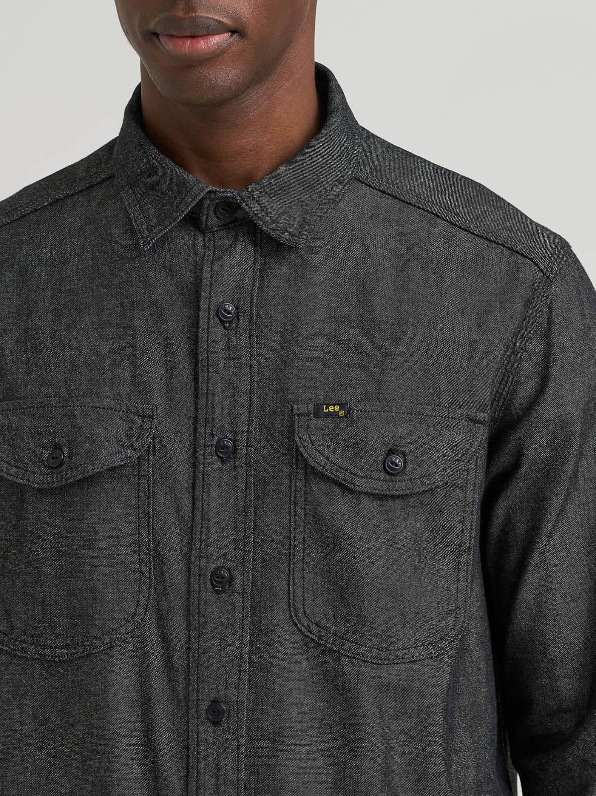 Men's Lee 101 70s Denim Overshirt - view 4