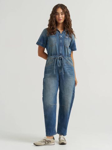 Women's Drawstring Waist Barrel Unionall