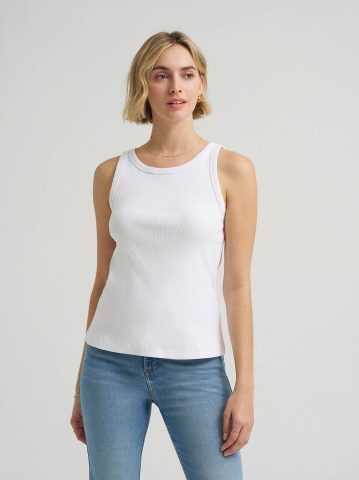 Women's Solid Ribbed Tank Top