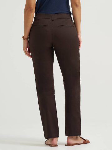 Women's Wrinkle Free Relaxed Fit Straight Leg Pant