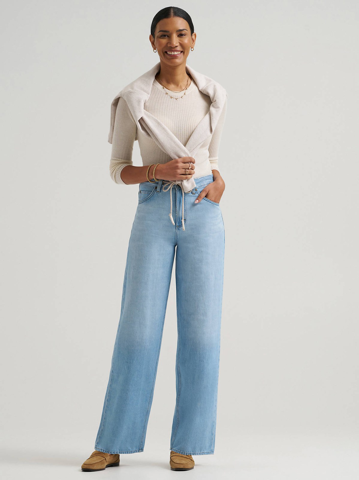 Women's Legendary Loose Drawstring Trouser Jean - view 8