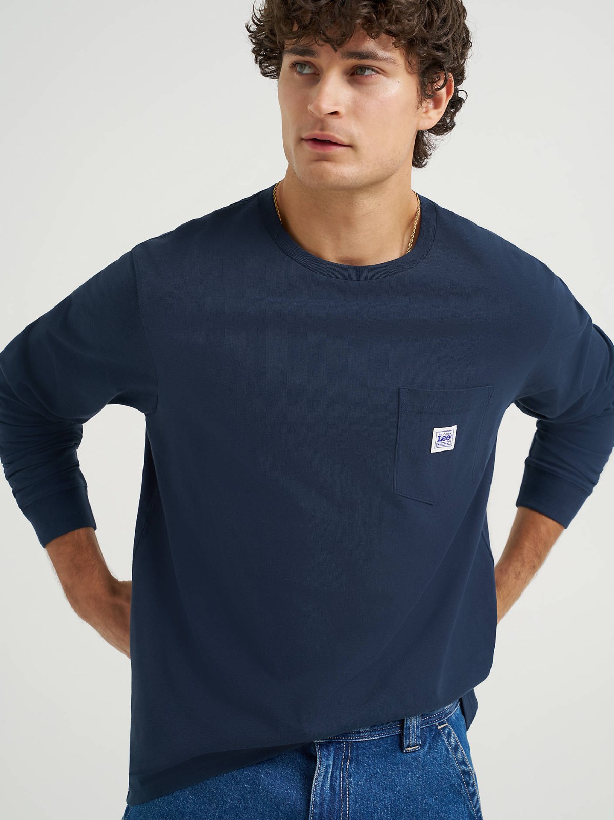 Men's Long Sleeve Workwear Pocket Tee - view 3