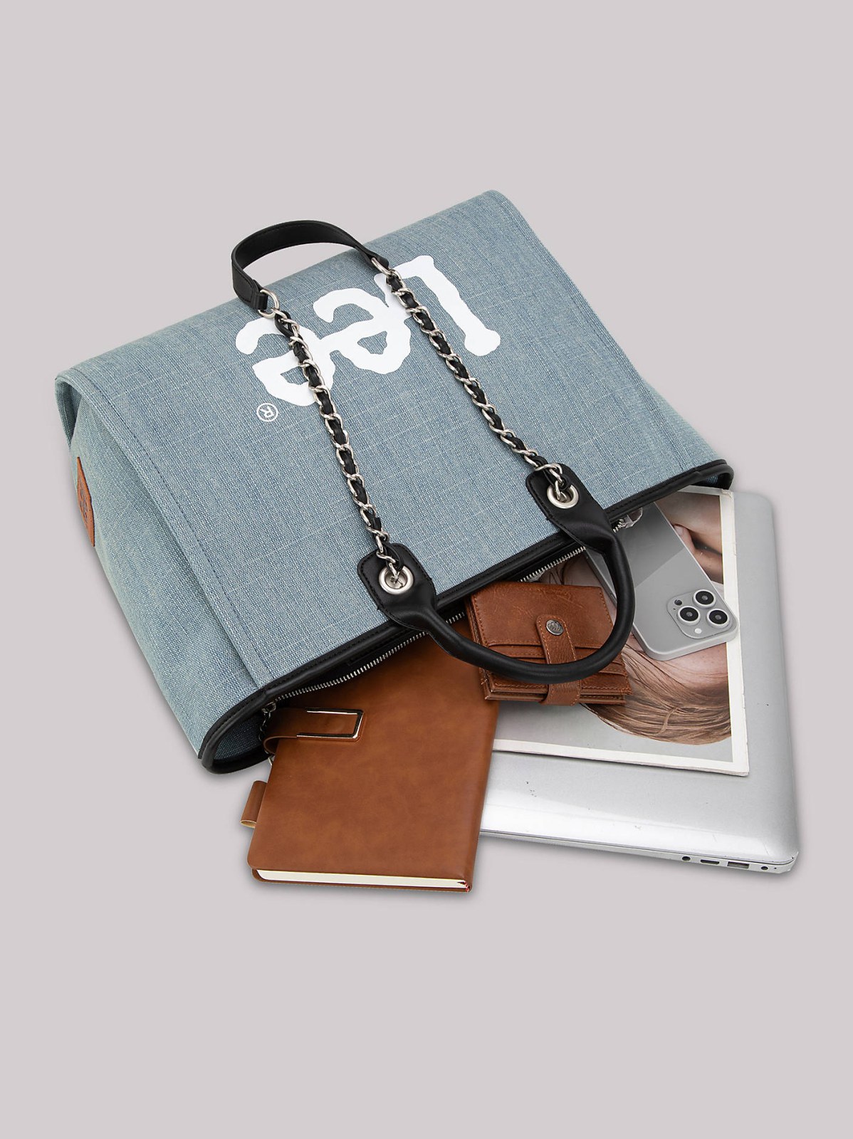 Women's Printed Logo Tote - view 4