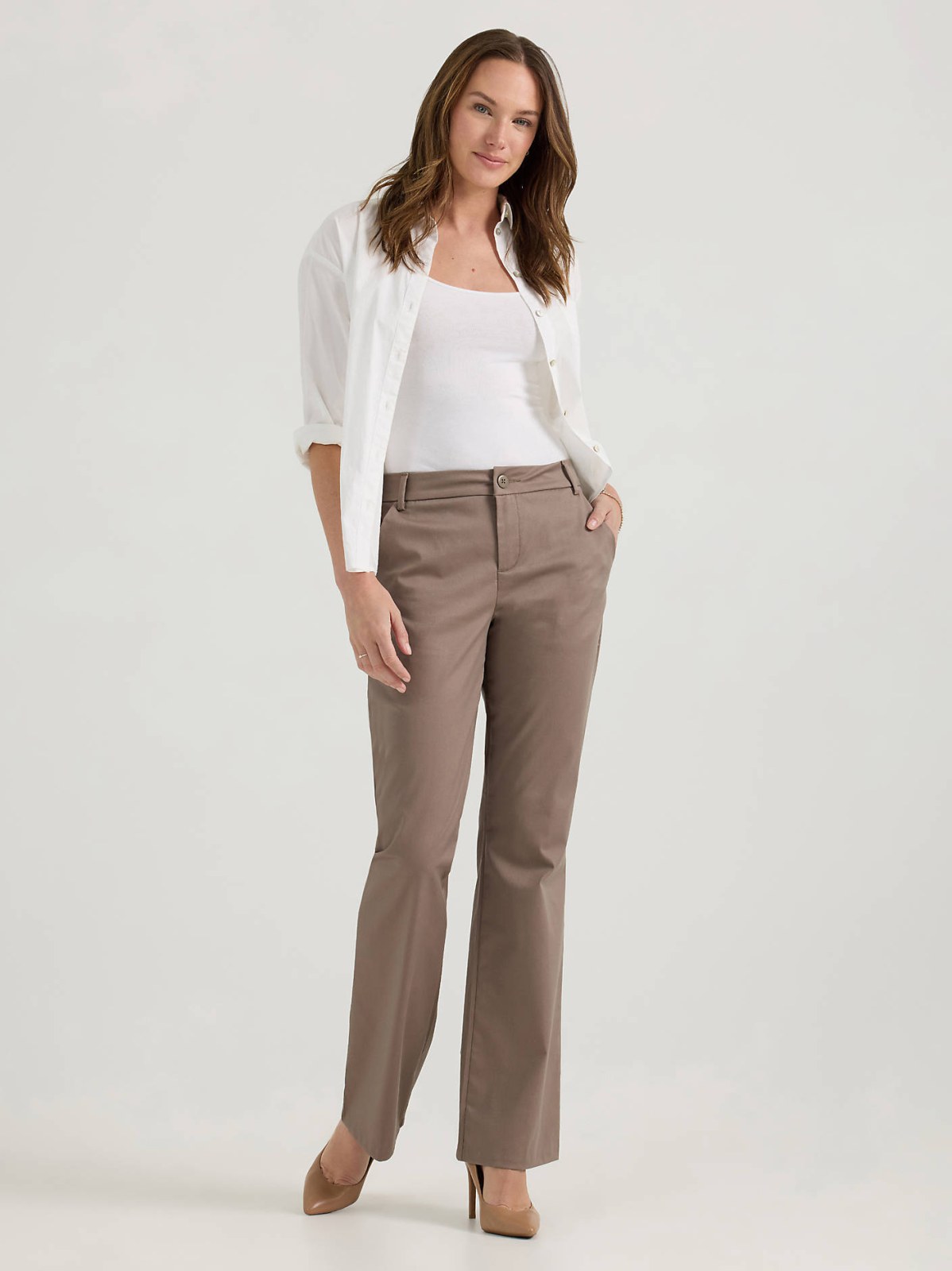 Women's Wrinkle Free Trouser Pant