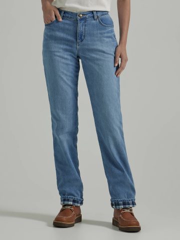 Women’s Relaxed Fit Fleece Lined Jean
