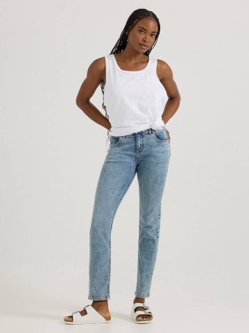 Women's Ultra Lux Comfort Flex Motion Slim Straight Jean with Ever Fit®
