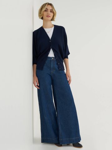 Women's Premium High Rise Loosest Straight Jean