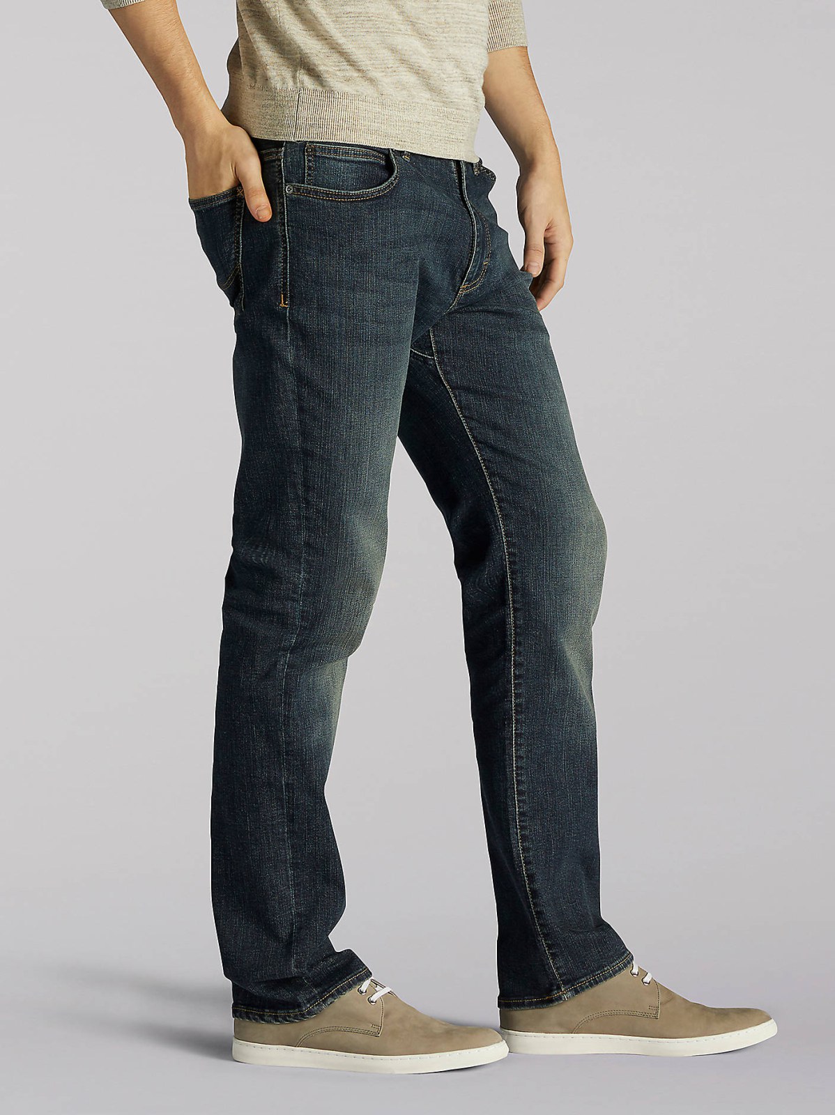 Men's Extreme Motion Straight Fit Tapered Leg Jean (Big & Tall) - view 3