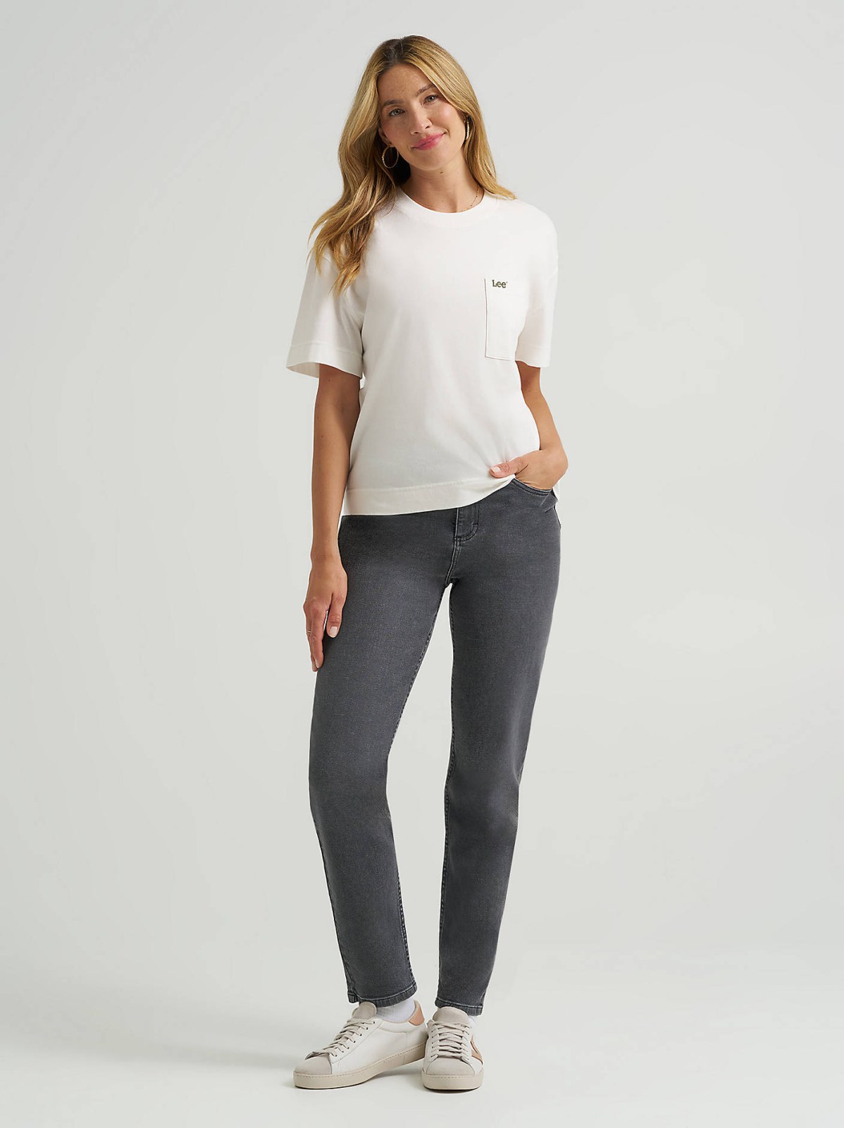Women's Solid Logo Pocket Tee - view 5