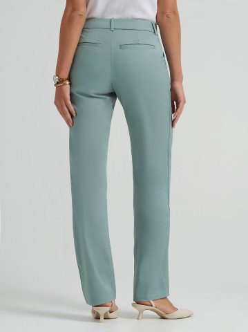 Women's Wrinkle Free Relaxed Fit Straight Leg Pant