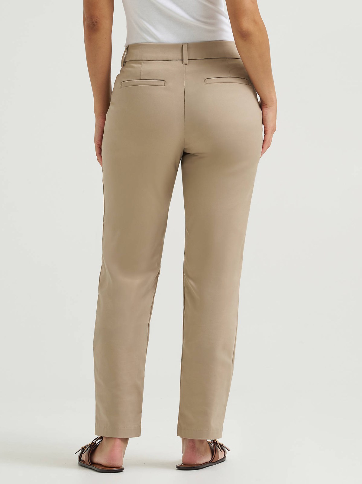 Women's Wrinkle Free Relaxed Fit Straight Leg Pant - view 3