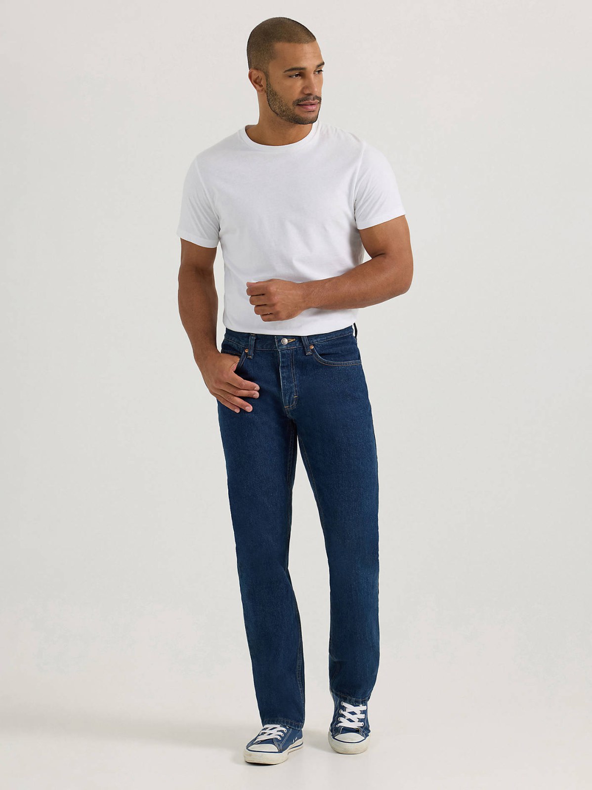Men's 100% Cotton Regular Fit Straight Leg Heavyweight Jean