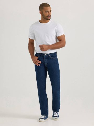 Men's 100% Cotton Regular Fit Straight Leg Heavyweight Jean