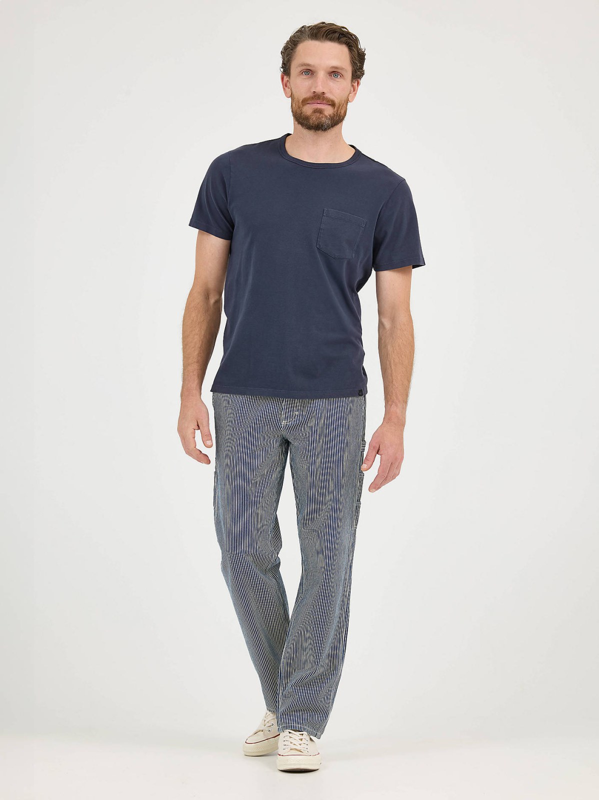 Men's Legendary Railroad Stripe Loose Carpenter Jean - view 2