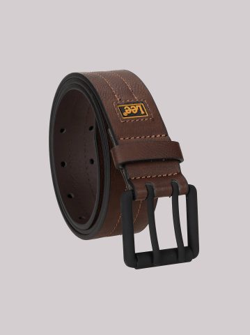 Men's Double Prong Square Buckle Belt