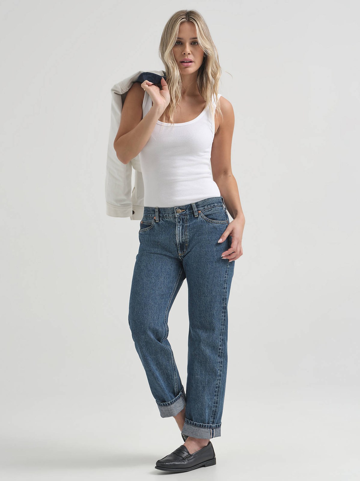Women's Lee® x J.Crew Perfect Rib Tank Top - view 3