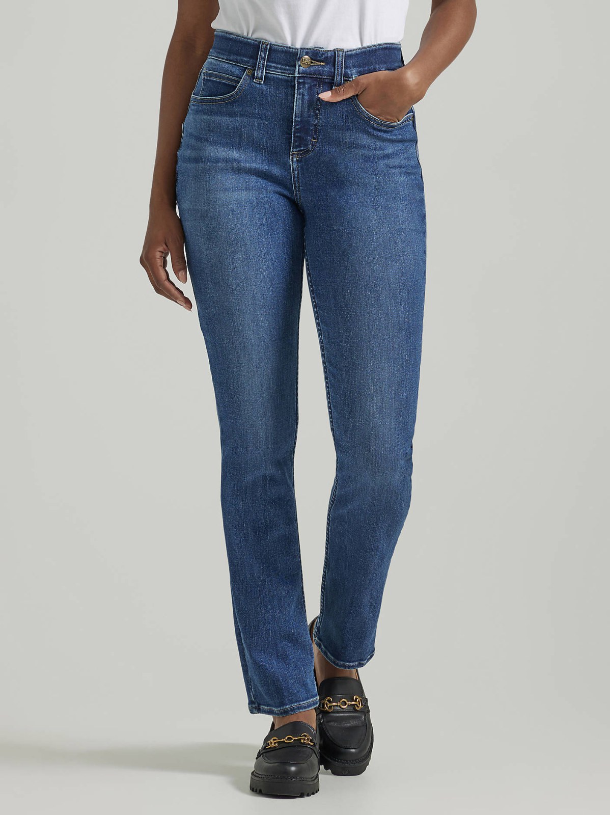 Women's Ultra Lux Comfort with Flex Motion Straight Jean - view 2