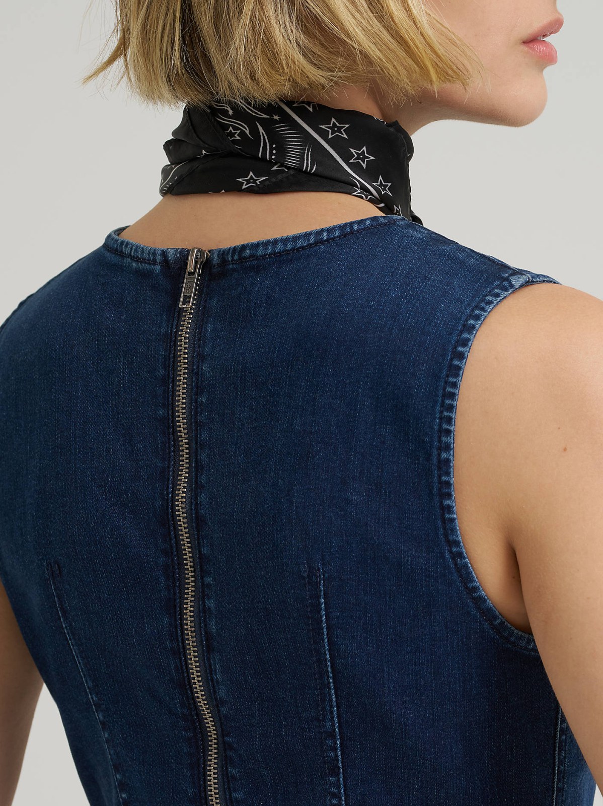 Women's Denim Sheath Dress - view 5