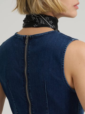 Women's Denim Sheath Dress
