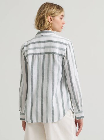 Women's All Purpose Print Button Down Shirt