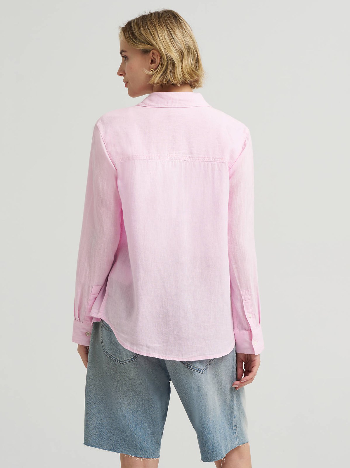 Women's All Purpose Linen Button Down Shirt - view 4