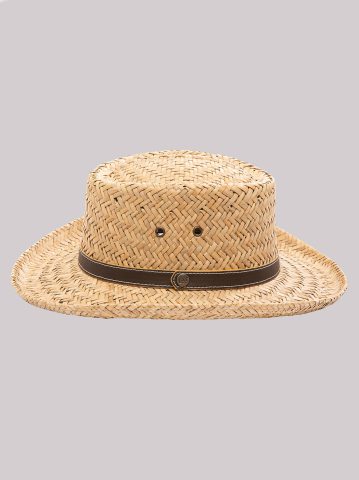 Rush Straw Gambler Hat