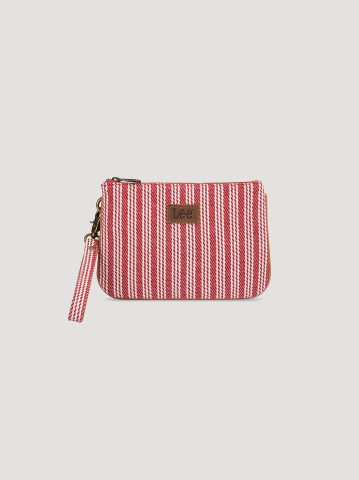 Women's Stripe Logo Wristlet Wallet