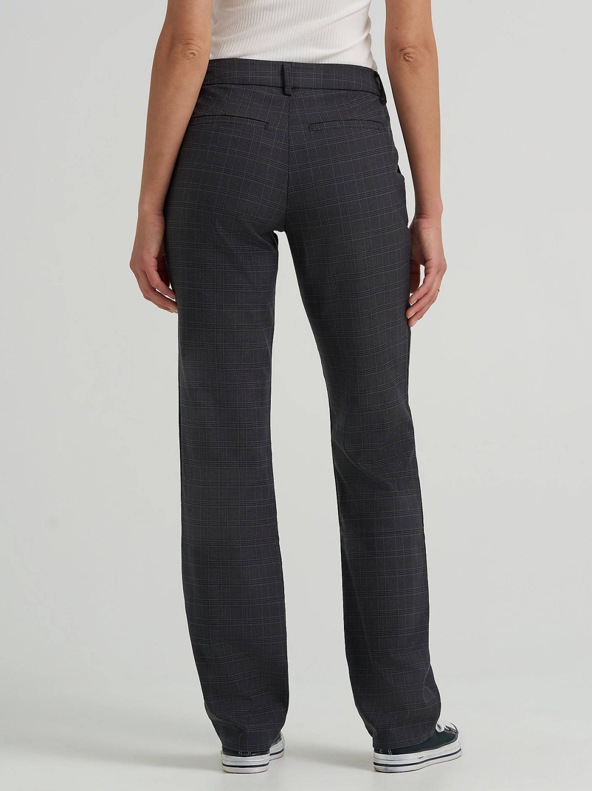 Women's Wrinkle Free Relaxed Fit Straight Leg Pant - view 3