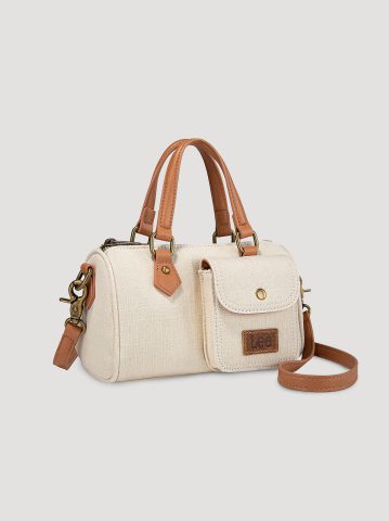 Women's Denim Barrel Bag — alternate view