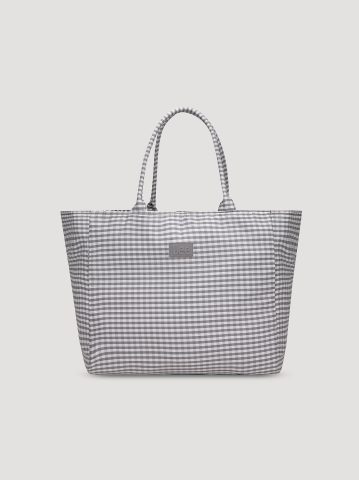 Women's Gingham Tote Bag