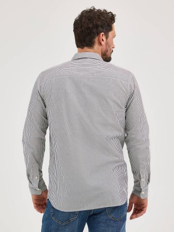 Men's Extreme Motion All Purpose Stripe Button Down Shirt — alternate view