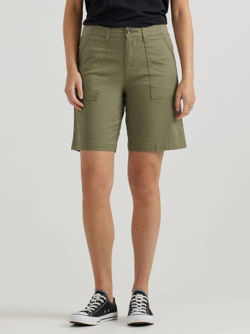 Women's Ultra Lux Comfort with Flex-To-Go Relaxed Fit Utility Bermuda
