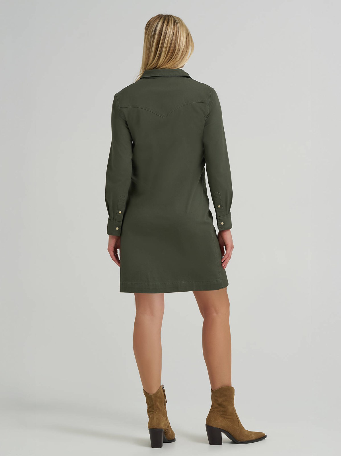 Women's Western Button Down Dress - view 3