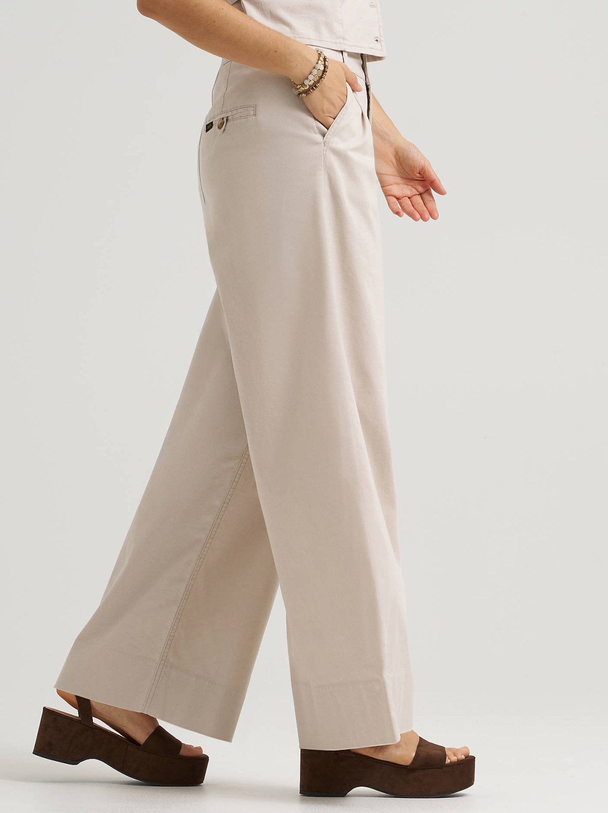 Women's Loose Pleated Trouser Pant - view 4