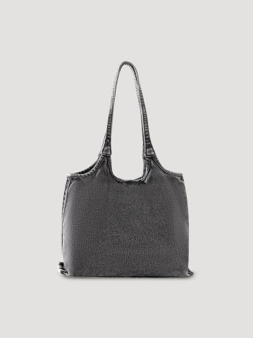 Women's Denim Canvas Tote Bag