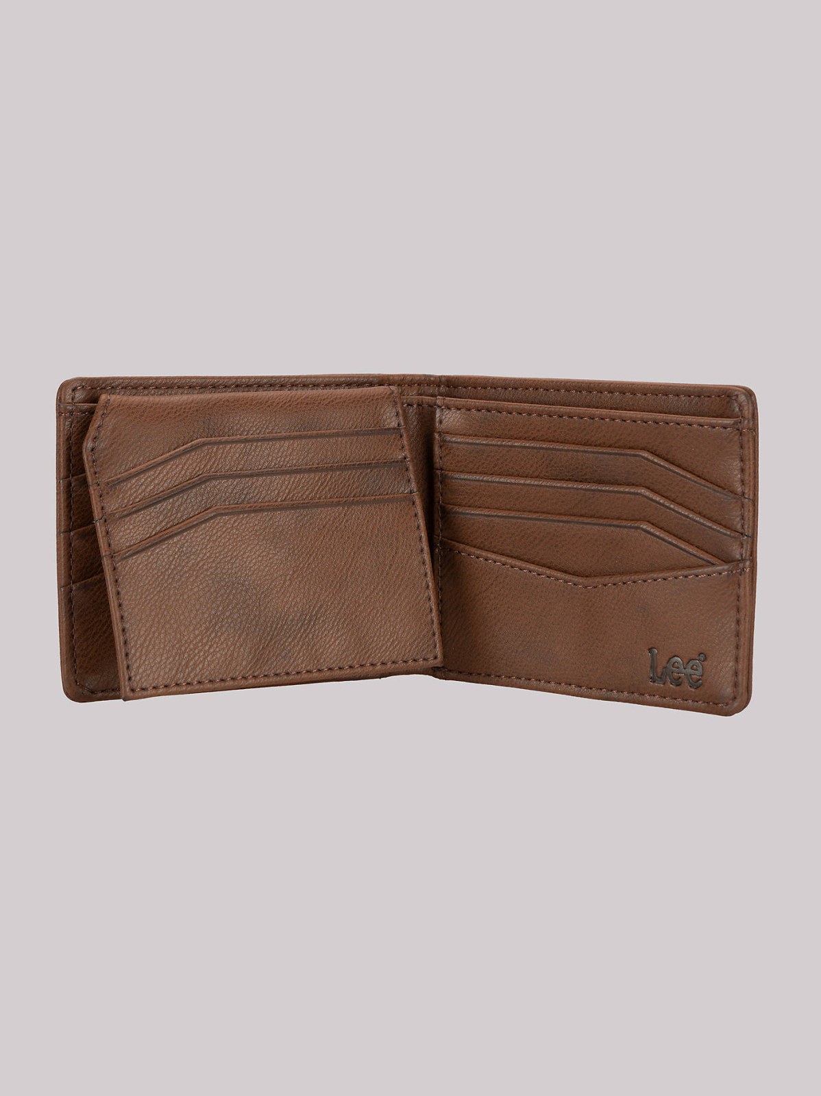 Men's Embossed Logo Tumbled Passcase Wallet - view 3