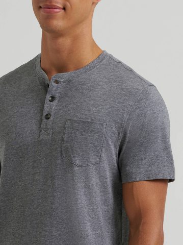Men's Short Sleeve Jersey Henley