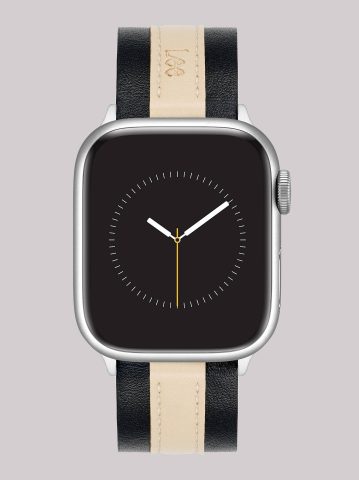 Two Tone Vegan Leather Universal Watchband